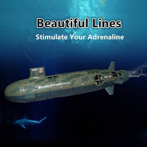 Omnibearing remote control Seawolf upgrade version RC Big submarine 6-Channel 35cm RC Nuclear power Submarine kids toy