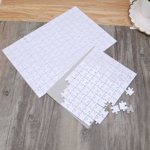 10 Packs Handmade Jigsaw Puzzles A4 A5 Sublimation Blanks Puzzles DIY Puzzle Blank Custom Puzzle for Heat Transfer Craft