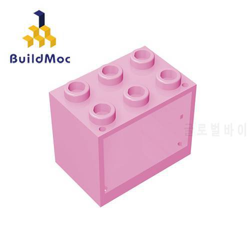 BuildMOC Assembles Particles 92410 Container Cupboard 2x3x2 For Building Blocks Parts DIY electric Educa