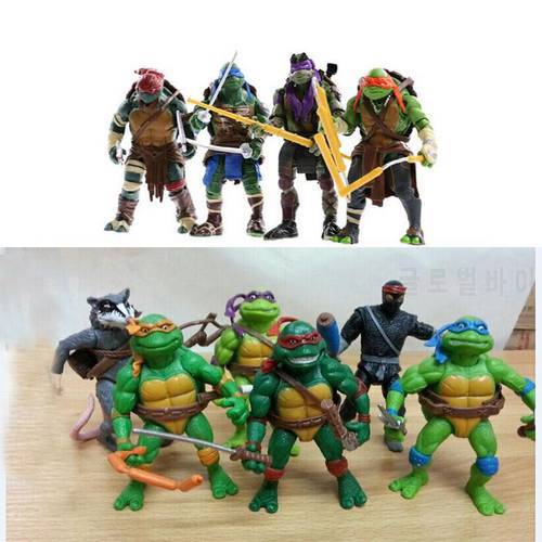 Tartaruga Turtles Figure Toys Kids Boys Cartoon Amine Furnishing Articles Ninjas Action Figures Toy Gifts For Children