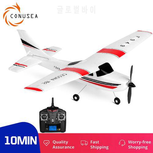 XK F949 RC Airplane Model 2.4G 3Channel Gyro Cessna-182 Glider Throwing Electric Plane Fixed Wing Remote Control Aircraft Planes