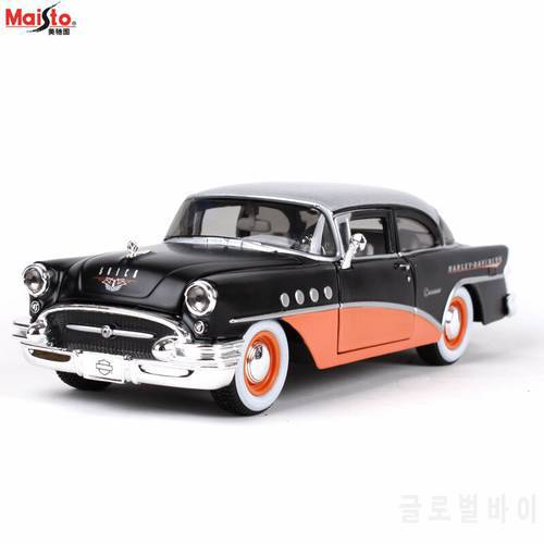 Maisto 1:26 1955 Buick century car modified version Die casting alloy car model crafts decoration collection toy tools gift