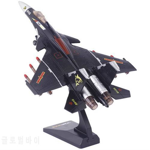 1:87 China J-15 Jet Fighter Diecast Military Aircraft Model Toys Pull Back Warplane With Sound LIght Kids Toys Free Shipping