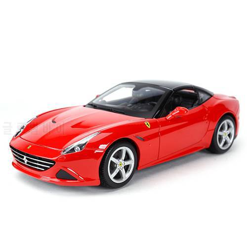 Bburago 1:18 California T Closed Top Sports Car Static Simulation Die Cast Vehicles Collectible Model Car Toys