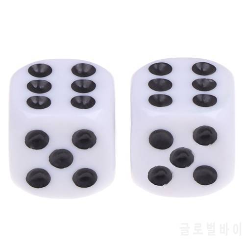 2PCS Russian Dice Deluxe Forcing Dice Illusion Mental Magic Tricks Fun Magic Street Close Up Stage Accessories