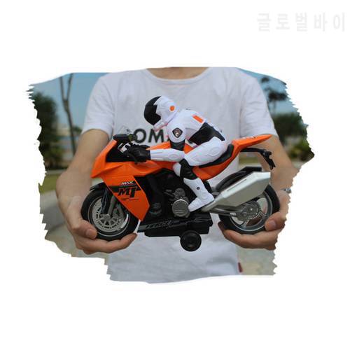 RC Motorcycle Toys Remote Controlled mini RC Motorcycle Super Cool Toy Stunt Car For Children Gift With light music rotation
