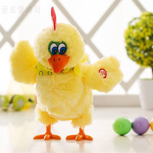 Funny Doll Raw Chicken Hens will lay eggs of chickens crazy singing&dancing electric pet plush Children toys