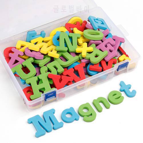 Coogam Magnetic Letters and Numbers 82 Pcs -Colorful Foam Alphabet ABC 123 Math Symbols Magnets for Fridge Refrigerator for Kids