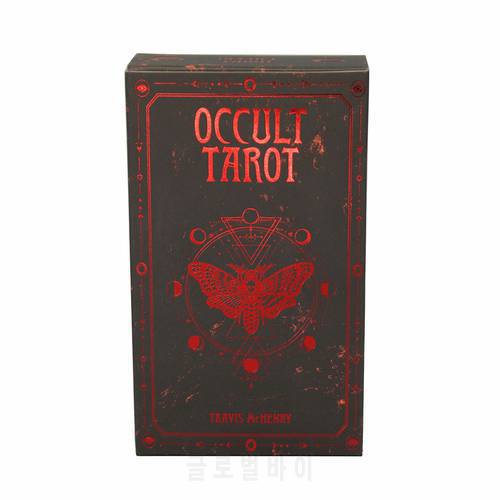78Card Occult Tarot English Version Oracle Divination Fate Game Deck Table Board Games Playing Card