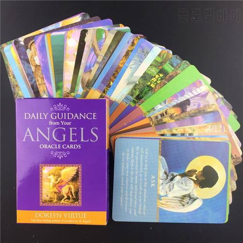 Daily Guidance Angel Oracle Tarot Cards Guidance Divination Fate Board Game Card For Women Family Party Table Games Card