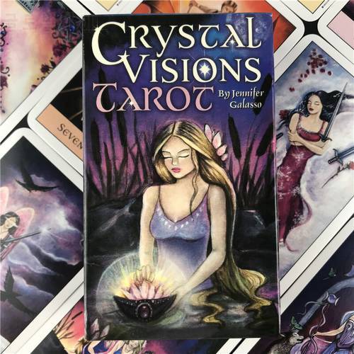Crystal Visions Tarot Card Games English Version Board Game Playing Card Tarot Deck Cards For Family Party Entertainment