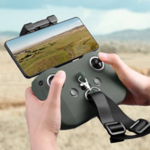 SUNNYLIFE Silicone Protective Cover with Remote Controller Strap Protective Sleeve For DJI Mavic Air 2 Drone Accessories