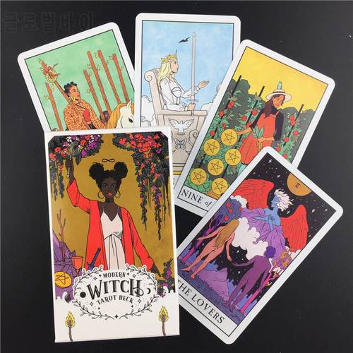 The Modern Witch Tarot Deck Oracle Cards Guidance Divination Fate Tarot Cards Board Games For Family Kids Adult Party Game