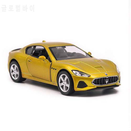 Sports Car Queen 2018 Maserati GranTurismo MC Simulation Exquisite Diecasts & Toy Vehicles RMZ city 1:36 Alloy Collection Model