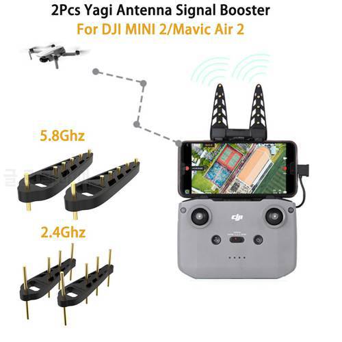 FOR DJI Mini 2 Yagi Antenna 5.8Ghz 2.4 Ghz Remote Controller Signal Booster Range Extender For Mavic Air 2 Mini 2 mavic 3 Drone