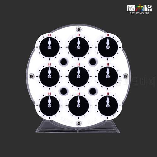 QiYi Speed cube Magic Clock Magnetic Clock Shengshou Magnetic Magic Clock Sengso Clock Profissional Magic Clock Cube toys