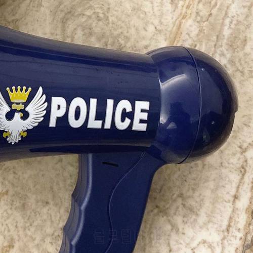 Megaphone for Kids Pretend Police Props for Kids Children Police Siren Toys