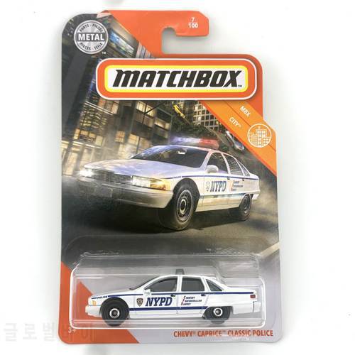 CHEVY CAPRICE CLASSIC POLICE Matchbox Cars 1:64 Car Metal Diecast Alloy Model Car Toy Vehicles