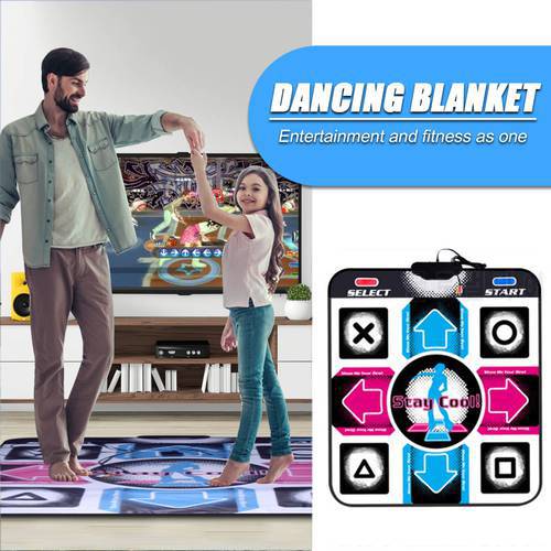 Dancing Step Dance Pads Dancer Blanket Non-Slip Foot Print Dance Mats to PC/TV kids toy Dancer Blanket Equipment Revolution HD