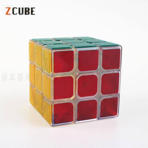 3x3x3 Zcube Magic Cubes Puzzle Cubes matte Sticker Transparent Cube Educational Toys for Children Z3383