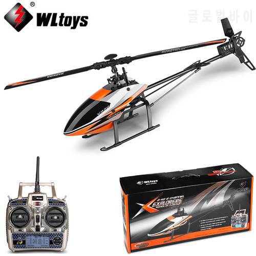 WLtoys V950 Big Helicopter 2.4G 6CH 3D6G System Brushless Flybarless RC Helicopter RTF Remote Control Toys