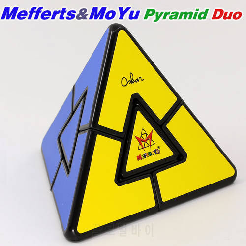 Magic cube puzzle Mefferts and MoYu Pyuaminx duo Pyramid Duo cube puzzles pyramorphix mastermorphix game cube toys for children