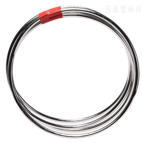 4Pcs/Set Chinese Metal Linking Rings Magic Tricks Connected Linking Rings Megic Tools Accessories