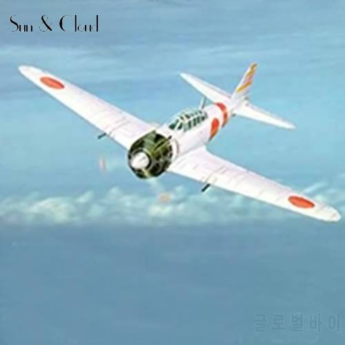 1:72 3D Japanese A6M Zero Fighter Plane Aircraft Paper Model Assemble Hand Work Puzzle Game DIY Kids Toy