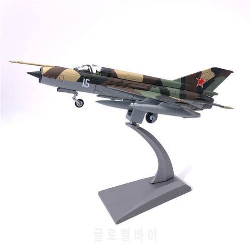 Aircraft Plane model former Soviet Air Force fighter MiG-21 airplane Alloy model diecast 1:72 metal Planes