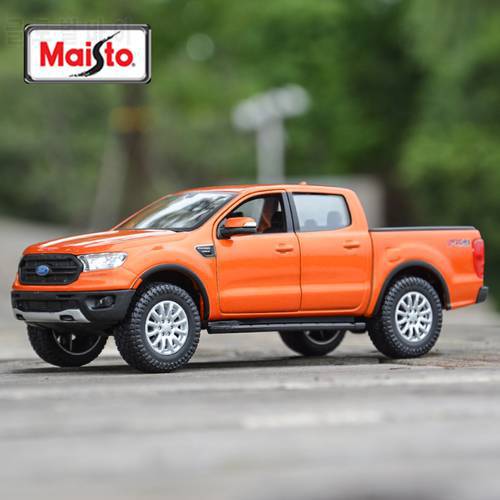 Maisto 1:27 2019 Ford Ranger Static Die Cast Vehicles Collectible Model Car Toys