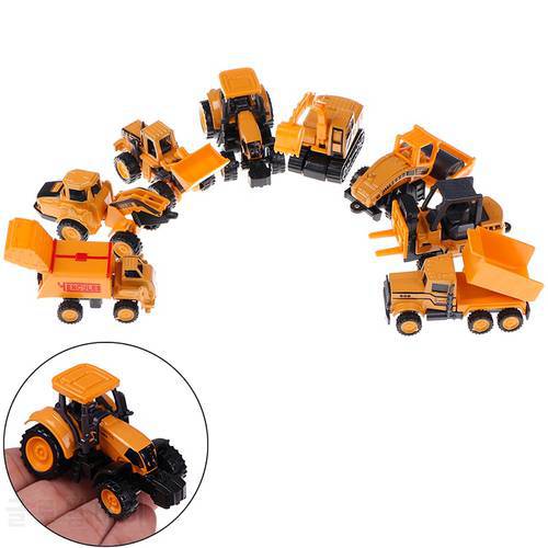 Mini Alloy Engineering Car Tractor Toy Dump Truck Model Cars For Children Boy Gift Classic Toy