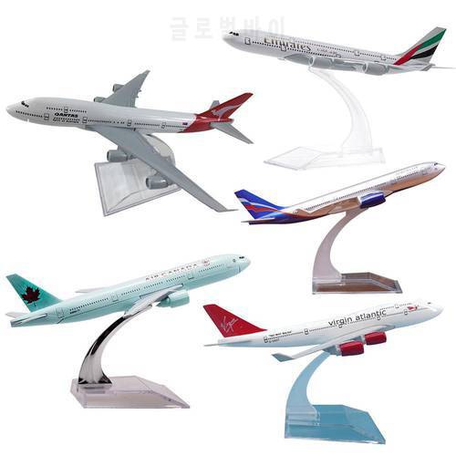 1/400 16cm A330 Kids Plane Model Toy Diacast Airliner Plane Model Collectible with Base Education Kids Toy Gift New