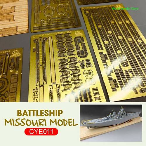 Detail Up Set for Very Fire VF350909 1:350 USS Battleship Missouri Model CYE011