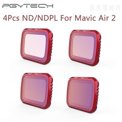 4pcs ND Lens Filters For DJI Mavic Air 2 ND 8 16 32 64 PL Set Filter Filter Kit for DJI Mavic Air2 ND8 ND16 ND32 ND64 PL