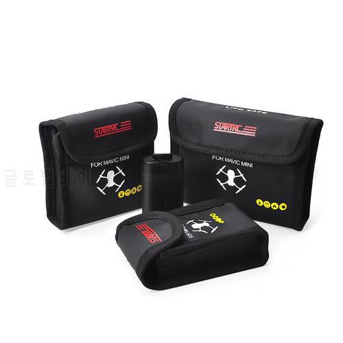 Mini 2 Lipo Battery Bag Explosion-proof Safe Storage Bag Fireproof Protective Case For DJI Mini 2 Mavic Mini Drone Accessories