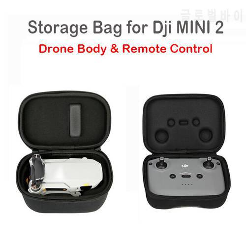 Waterproof Portable Storage Bag for Dji Mini 2 Drone Body Remote Control Carrying Travel Case Storage Box