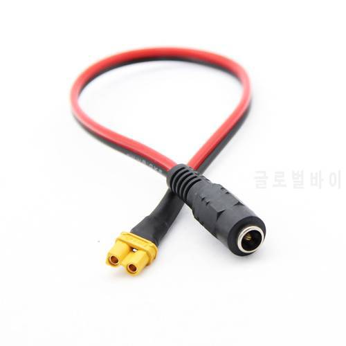 FPV Goggles B6 Charger Battery Charging Cable Adapter XT60 XT30 Female to DC 5.5 2.1 mm for Fatshark Skyzone 03 FPV Accessories
