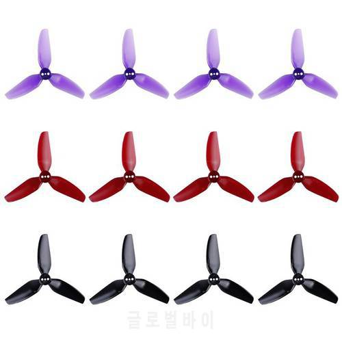 HQ Durable Prop T3X3X3 T3x4x3 3-Blade 3 / 4 Inch Propeller FPV High Efficiency for RC Helicopter Drone