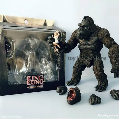 Movie King Kong Action Figure Kingkong Figurine Collection Model Toy Gift 18cm 7inch