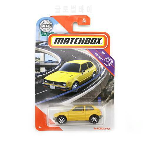 Matchbox car 1:64 Roadster 76 Honda CVCC Metal car Collection alloy car gifts