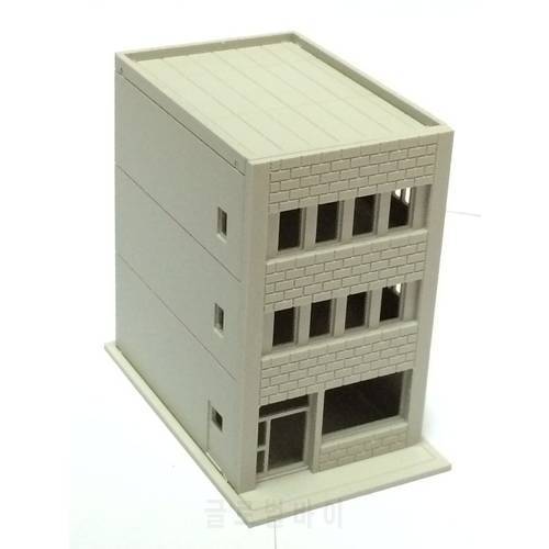 Outland Models Modern 3-Story Building / Shop A Unpainted N Scale 1:160 Railway