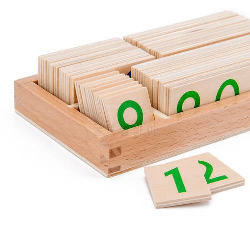 Mathematics Number Card 1-9000 Pre-school Montessori Math Learning Toys