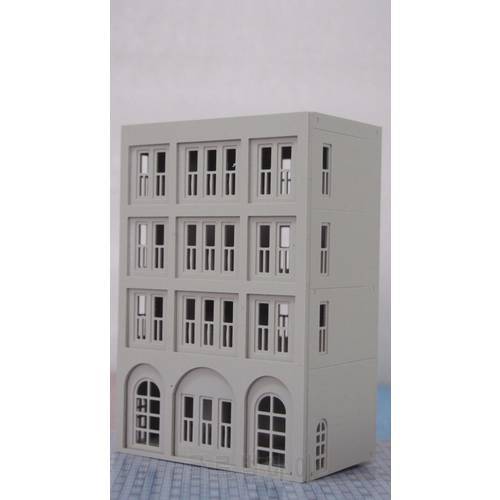 Outland Models Modern City Building 4-Story House / Shop N Scale 1:160 Railway