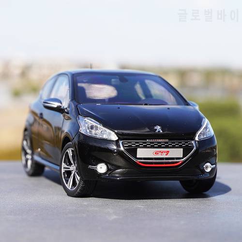 1:18 PEUGEOT 208 GTI 2013 Alloy Diecast Metal Car Model For Boys Gifts Toy Collection Original Box Free Shipping