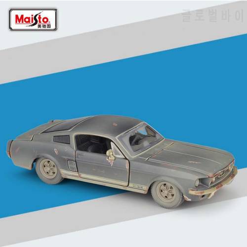 Maisto 1:24 1967 Mustang GT The Old Version Alloy Car Model Diecast Metal Car For Kids Gift Toys Collection toys for boys