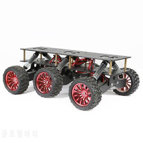 6WD RC Crawler Radio Control Car Remote Search & Rescue Platform Smart Chassis Off-Road Climbing for Arduino Raspberry Pie WIFI