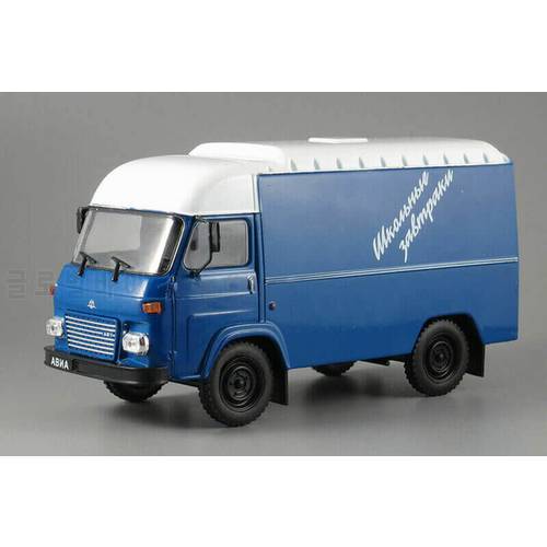 1:43 alloy AVIA-21F Russian car truck model,high simulation transport car dining car toy,metal toy,free shipping