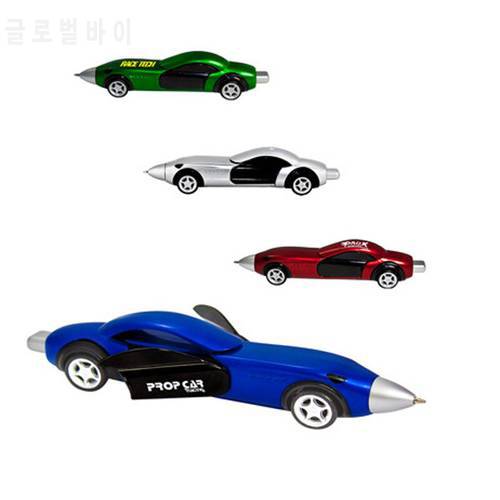 1PC Funny Novelty Racing Car Design Ball Pens Portable Creative Ballpoint Pen Quality for Child Kids Toy
