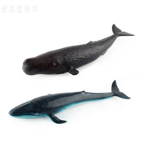 Sea Life Sperm Whale Realistic Hand-Painted Toy Figurine Model Birthday Gifts