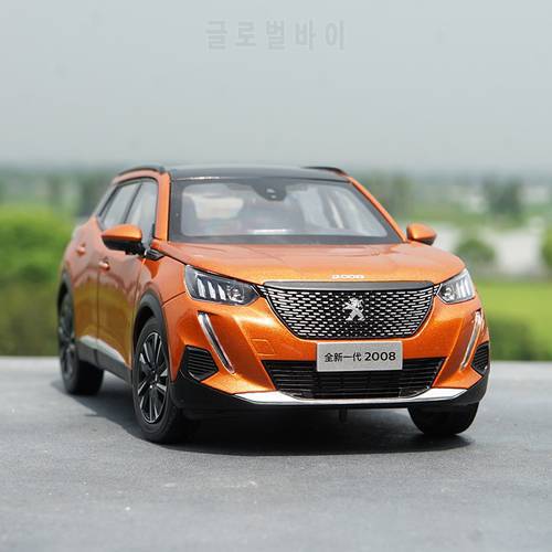 1:18 All New PEUGEOT 2008 SUV Alloy Diecast Metal Car Model For Boys Gifts Toy Collection Original Box Free Shipping